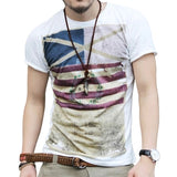 2016 New Mens Summer Tops Tees Short Sleeve t shirt Man,Men's T-shirt men's brand fashion round neck T shirt men B97