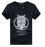 Dec'ple 5XL Men O-neck T shirt 2017 Summer fashion Printed pattern mens slim t shirt Plus size casual cotton t shirt men for boy