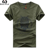 Dec'ple 5XL Men O-neck T shirt 2017 Summer fashion Printed pattern mens slim t shirt Plus size casual cotton t shirt men for boy