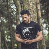 2017 Summer New mens gyms T shirt Crossfit Fitness Bodybuilding Fashion Male Short cotton clothing Brand Tee Tops