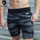2017 Mens Fitness Bodybuilding camouflage Brand Zipper Patchwork Sweatpants gyms men Summer Fashion leisure Joggers Shorts