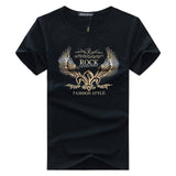 Dec'ple 5XL Men O-neck T shirt 2017 Summer fashion Printed pattern mens slim t shirt Plus size casual cotton t shirt men for boy