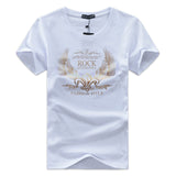 Dec'ple 5XL Men O-neck T shirt 2017 Summer fashion Printed pattern mens slim t shirt Plus size casual cotton t shirt men for boy