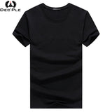 Dec'ple 5XL Men O-neck T shirt 2017 Summer fashion Printed pattern mens slim t shirt Plus size casual cotton t shirt men for boy