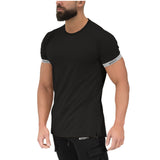 2018 Summer T shirt Gyms Fitness Shirts Crossfit Bodybuilding Slim Fashion Leisure Male Short Sleeves Cotton Clothing Tees Tops