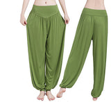 New Women Casual Harem Pants High Waist Dance Pants Woman Fashion Wide Leg Loose Trousers Bloomers Pants Womens Plus Size