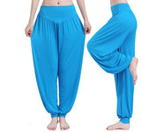 New Women Casual Harem Pants High Waist Dance Pants Woman Fashion Wide Leg Loose Trousers Bloomers Pants Womens Plus Size