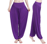 New Women Casual Harem Pants High Waist Dance Pants Woman Fashion Wide Leg Loose Trousers Bloomers Pants Womens Plus Size