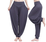New Women Casual Harem Pants High Waist Dance Pants Woman Fashion Wide Leg Loose Trousers Bloomers Pants Womens Plus Size