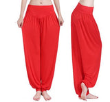New Women Casual Harem Pants High Waist Dance Pants Woman Fashion Wide Leg Loose Trousers Bloomers Pants Womens Plus Size