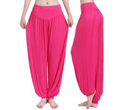 New Women Casual Harem Pants High Waist Dance Pants Woman Fashion Wide Leg Loose Trousers Bloomers Pants Womens Plus Size